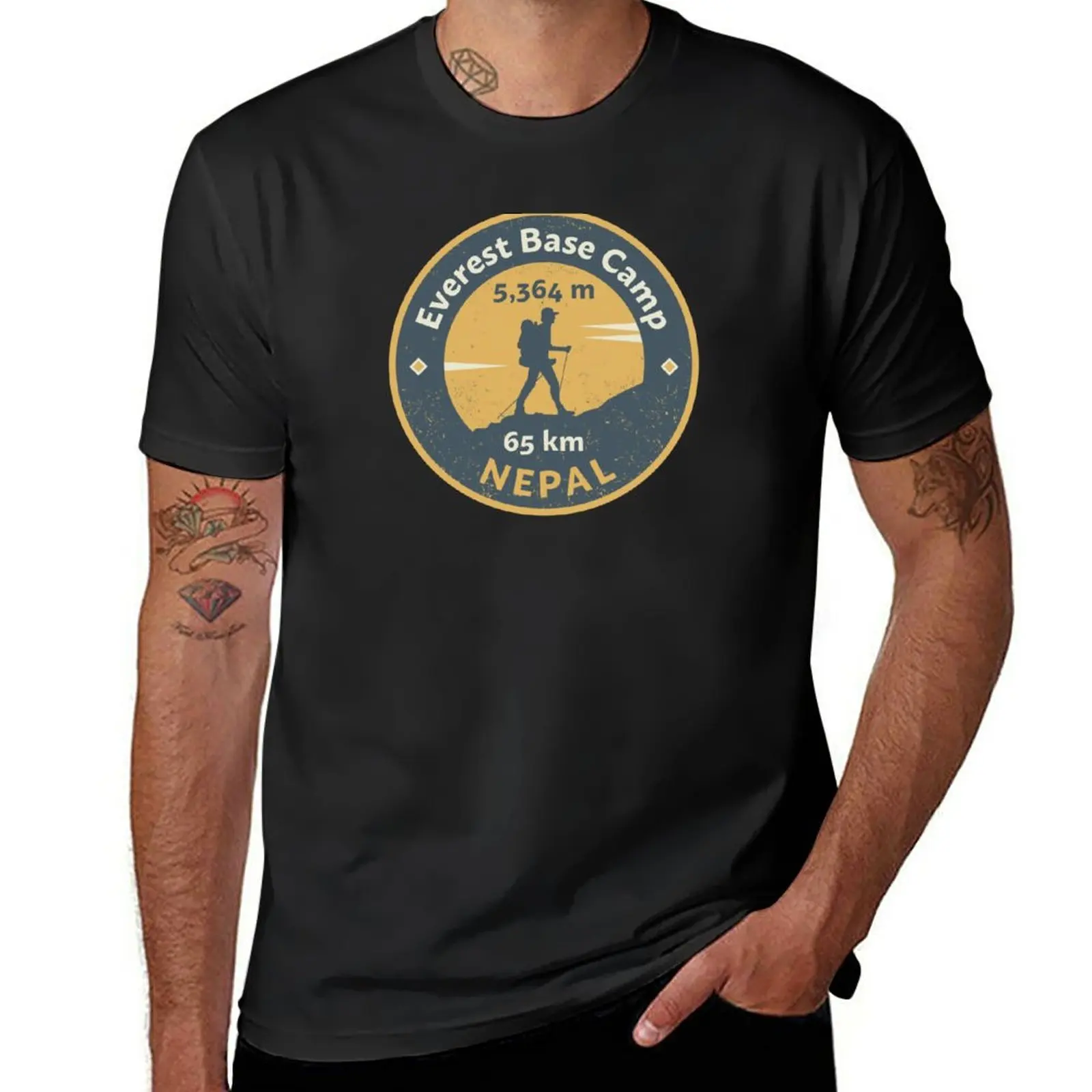 Summer Everest Clothing - Rundhals ausschnitt Kurzarm T-Shirts Sommerkleid ung