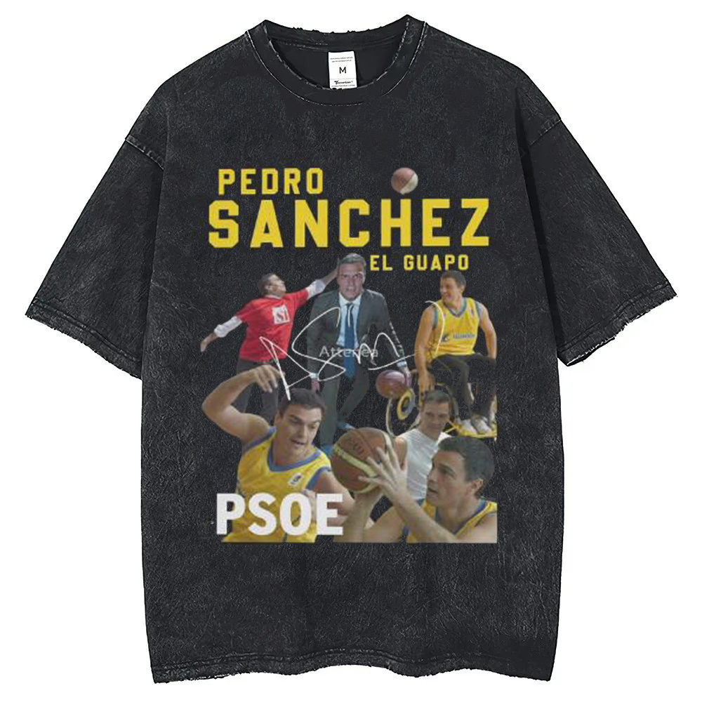 Summer Clothing Teens - Pedro Sanchez Vintage T-Shirt aus gewaschener