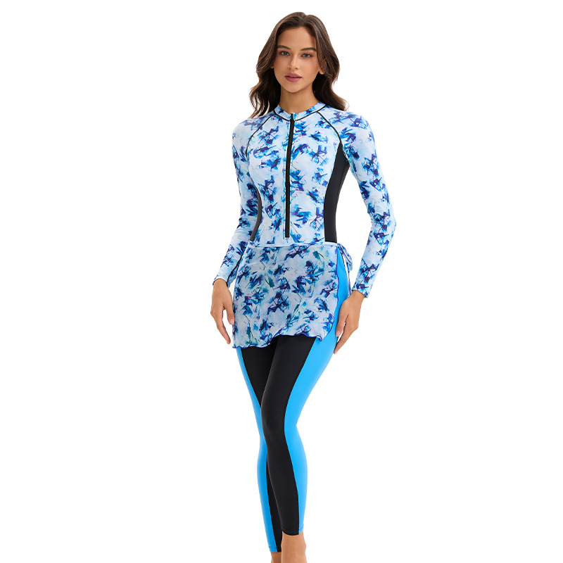 Rash Guard Long Sleeve - Neuer Damen-Langarm-Rashguard, zweiteilig, vollständiger Sonnenschutz, eng