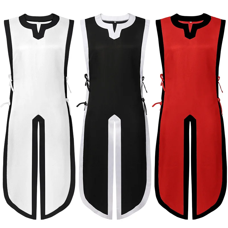 Summer Renaissance Clothing - Männer Mittelalterliche Weste Robe Halloween Tempelritter