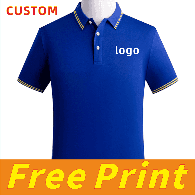 Summer Clothing Logo - Baumwolle Casual T-Shirt benutzerdefinierte Sommer Polo