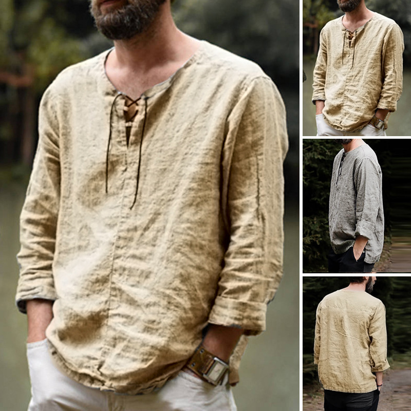 Summer Renaissance Clothing - Sommer neue Herren Renaissance Brust String