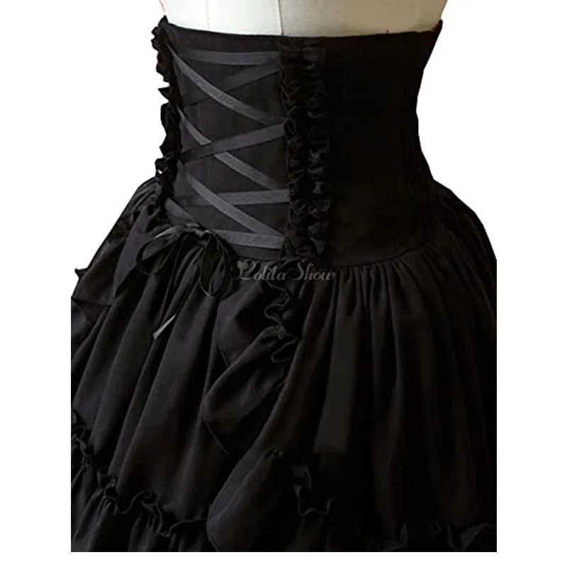 Summer Renaissance Clothing - Damen Viktorianischer Rock Mittelalterlicher Renaissance-Hofrock Doppellagiger