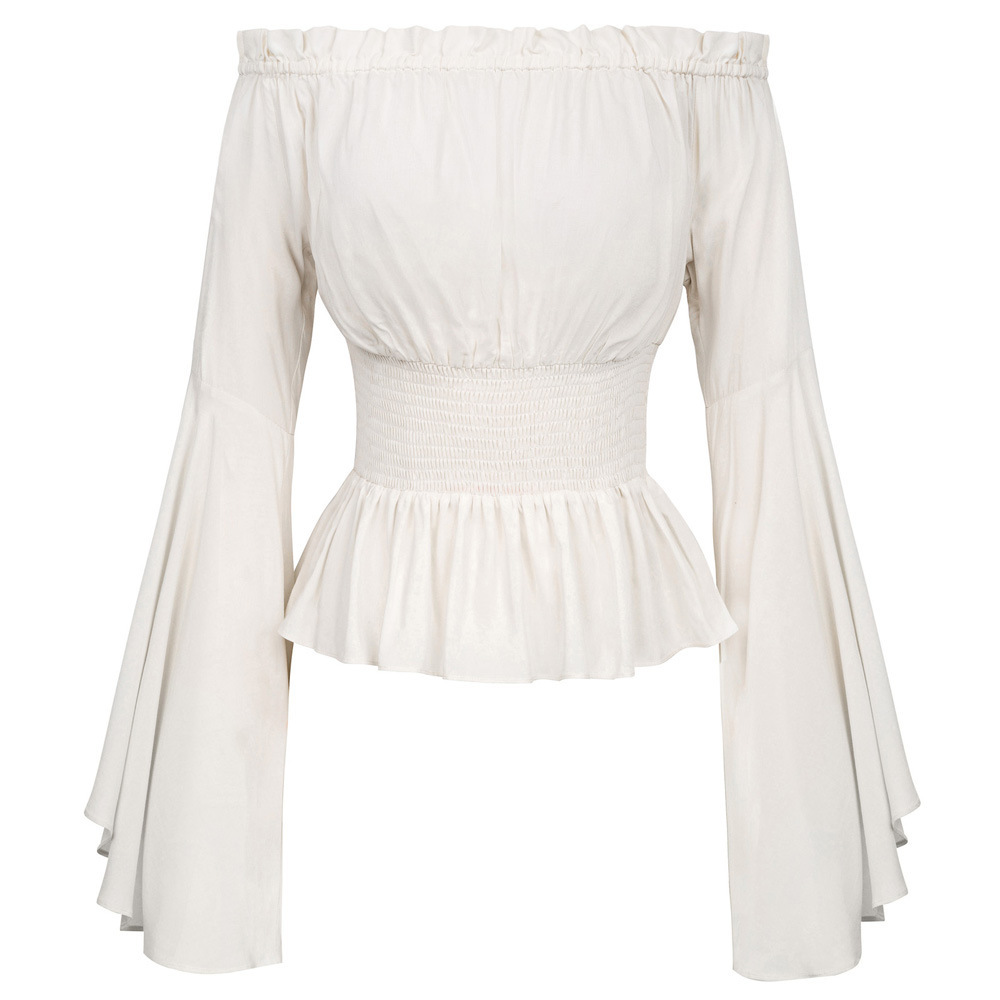 Summer Renaissance Clothing - Mittelalter-Oberteile und langärmelige Damenbekleidung während der