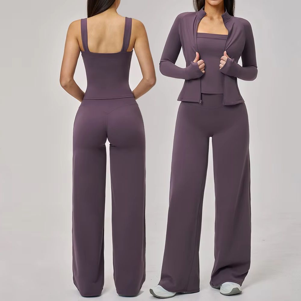 Summer Clothing Logo - Yoga-Set Damen Sportoutfits 2/3-teiliges Gym-Set Schnelltrocknender