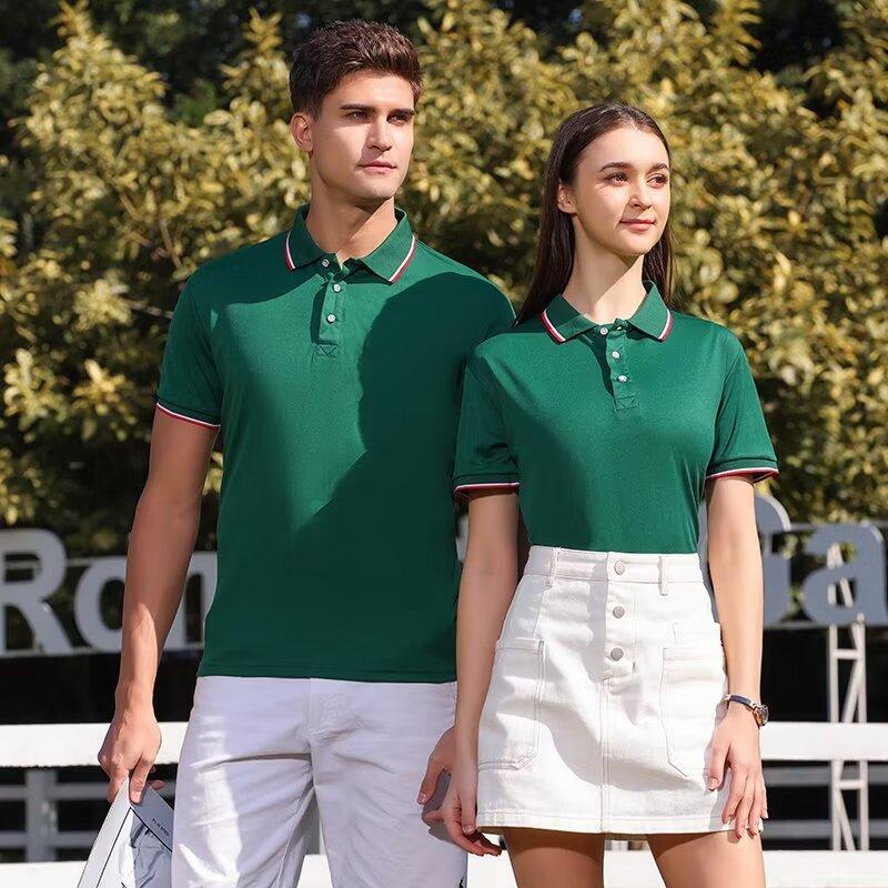 Summer Clothing Logo - Maßgeschneiderte Logo-Poloshirts für Herren mit Umlegekragen,