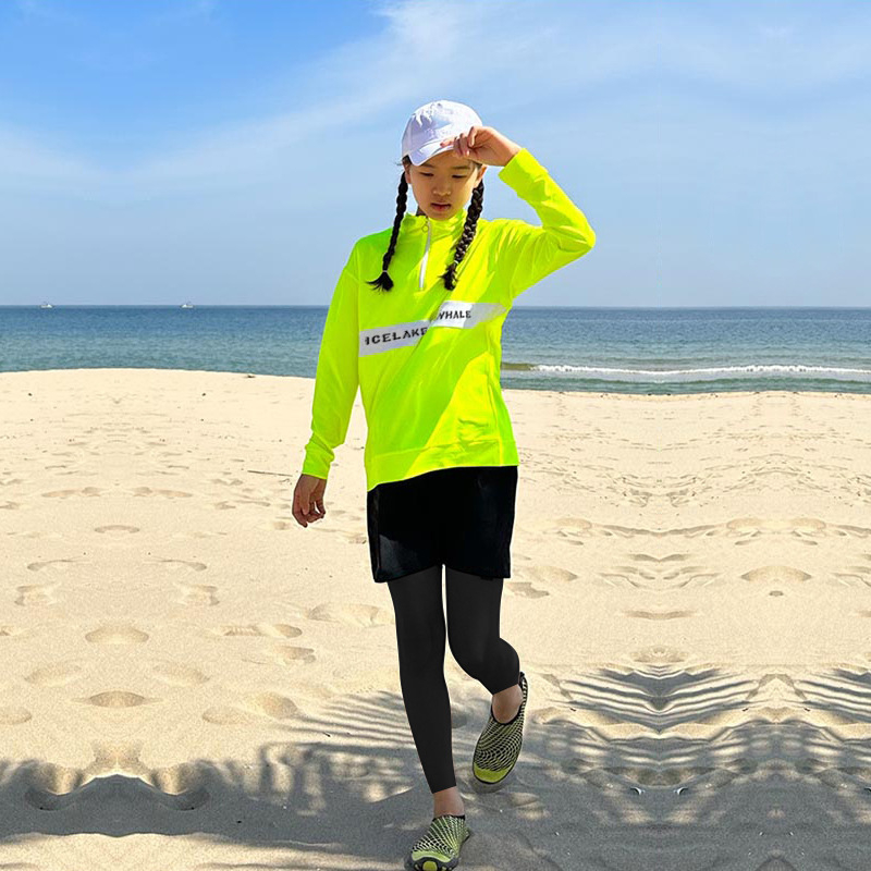 Dreiteilige lange Ärmel Neon C – Rash Guard Long Sleeve Bewertung und Preis