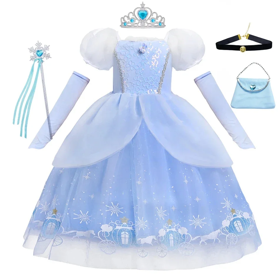 Cinderella Prinzessin Cosplay  – Summer Clothing For Kids Girls Bewertung und Preis