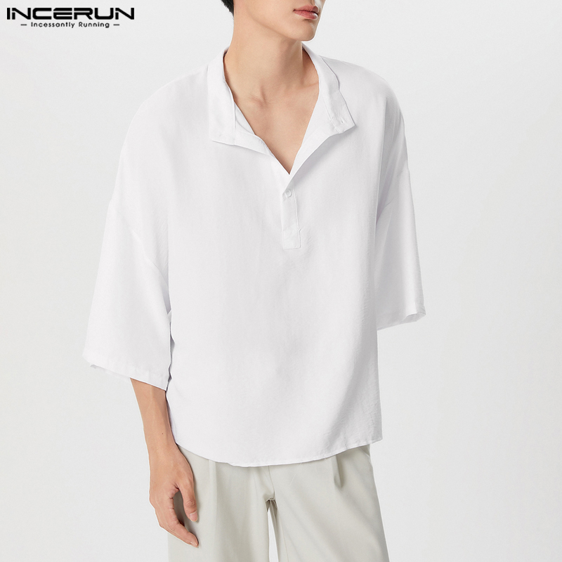 INCERUN Herrenhemd Einfarbig S – Summer Clothing Colors 2026 Bewertung und Preis