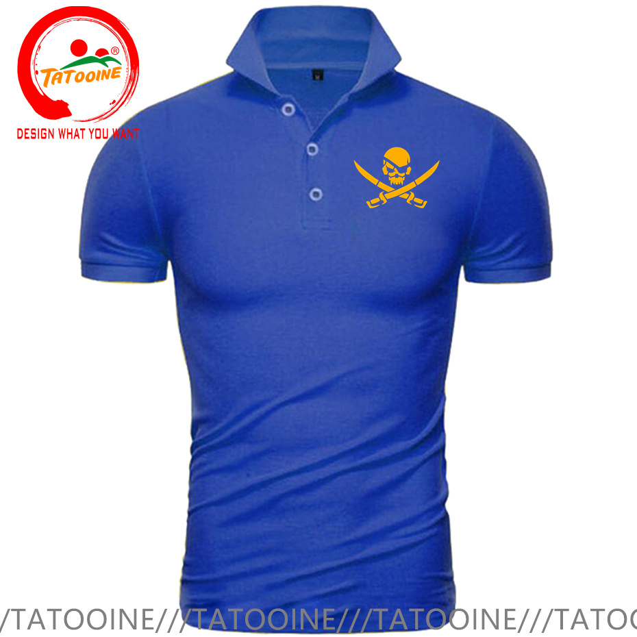 Piraten schädel Logo Druck Pol – Summer Clothing Logo Bewertung und Preis