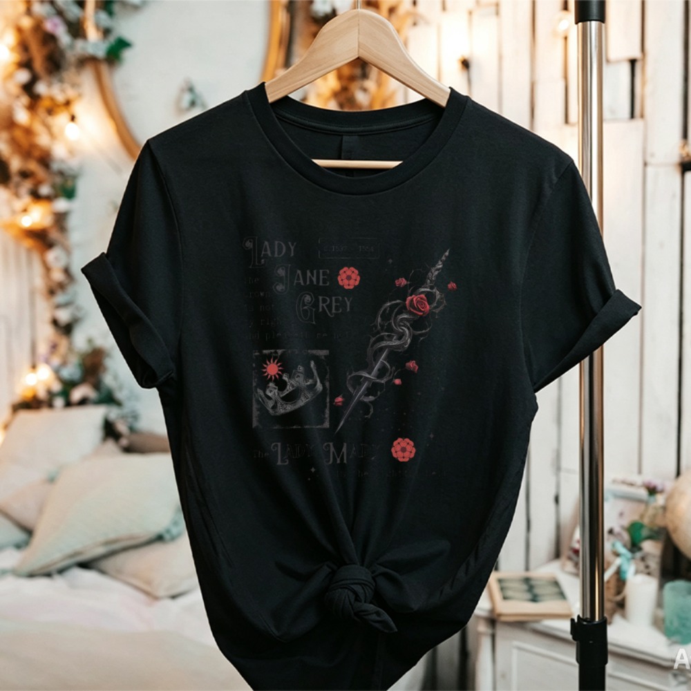 Lady Jane Grey T-Shirt Academi – Summer Renaissance Clothing Bewertung und Preis