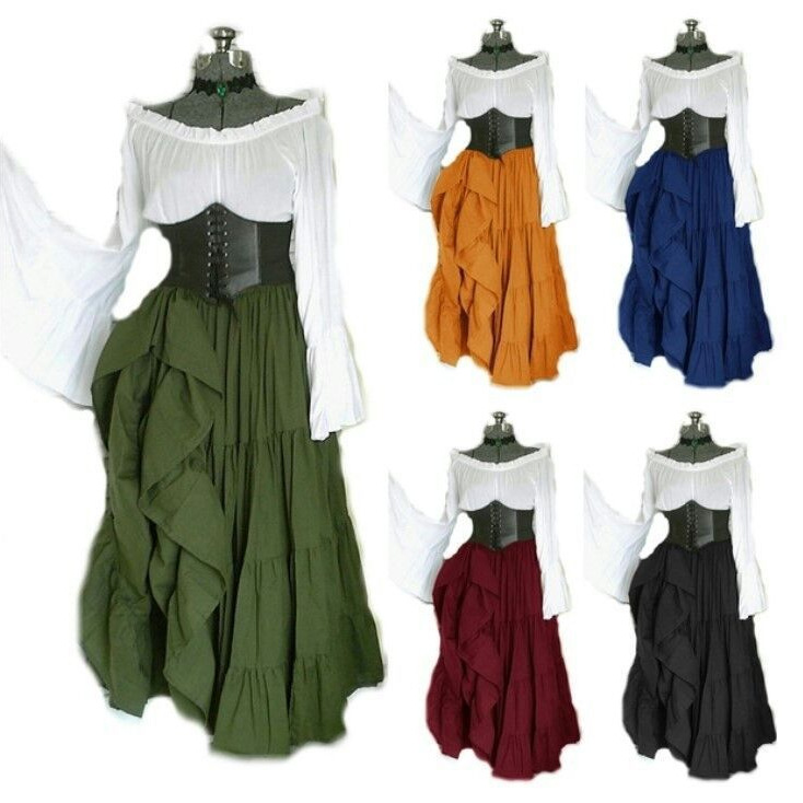 2025 Neues Party-Langarmkleid  – Summer Renaissance Clothing Bewertung und Preis