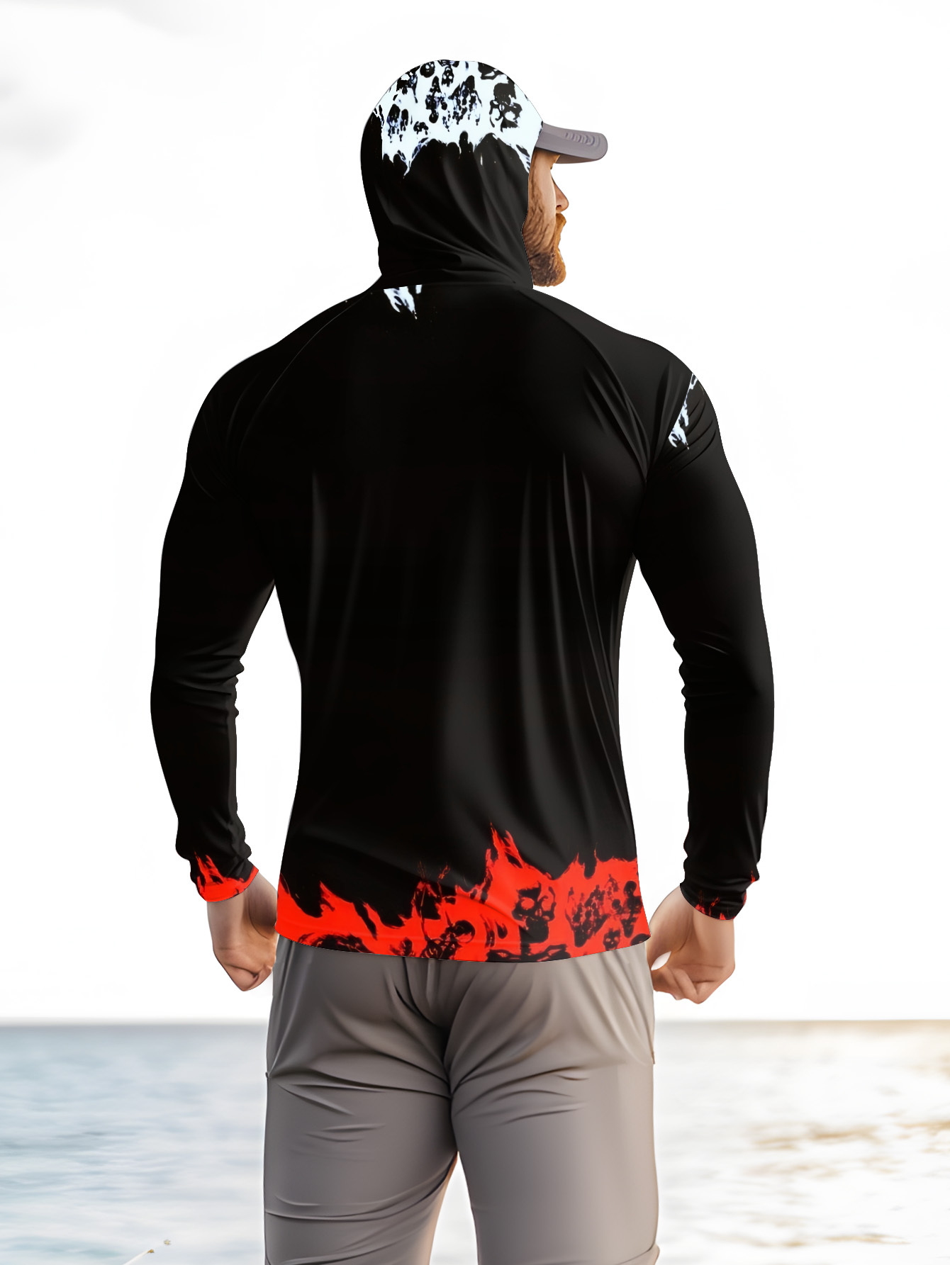 Herren Angelhemd mit Kapuze, l – Rash Guard Long Sleeve Bewertung und Preis