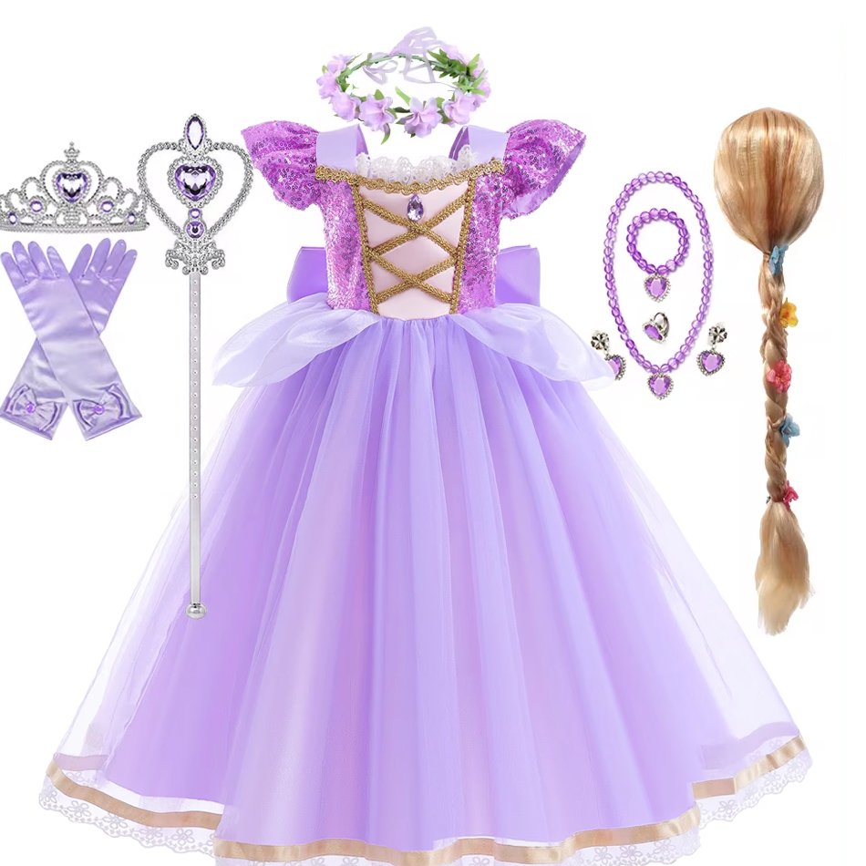Sommer Rapunzal Mädchen Prinze – Summer Clothing For Kids Girls Bewertung und Preis