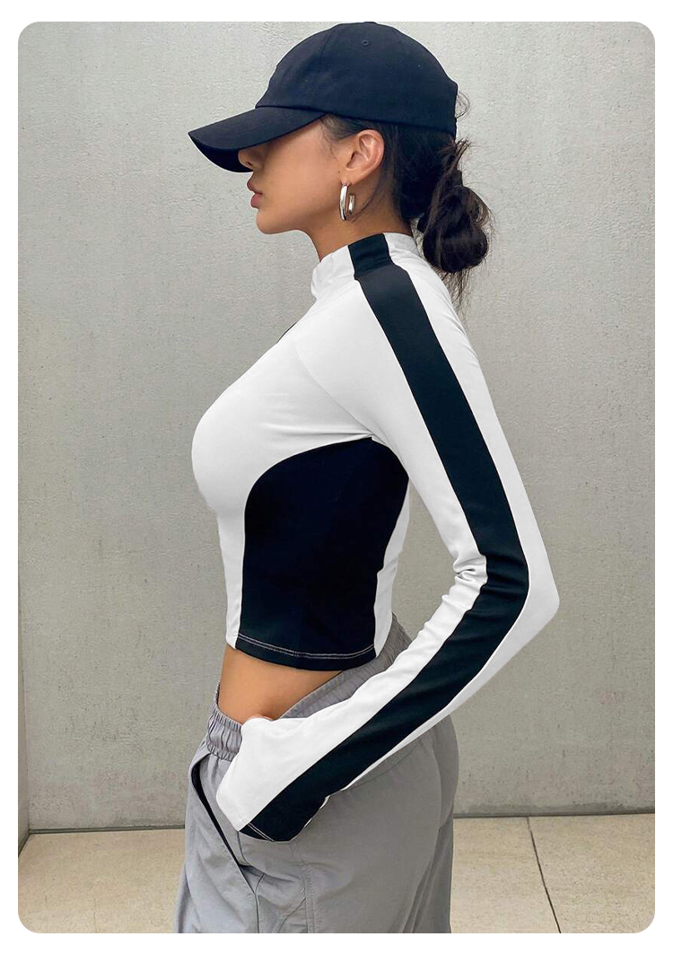 Yoga-Kleidung Stehkragen-Jacke – Summer Clothing Tops Bewertung und Preis