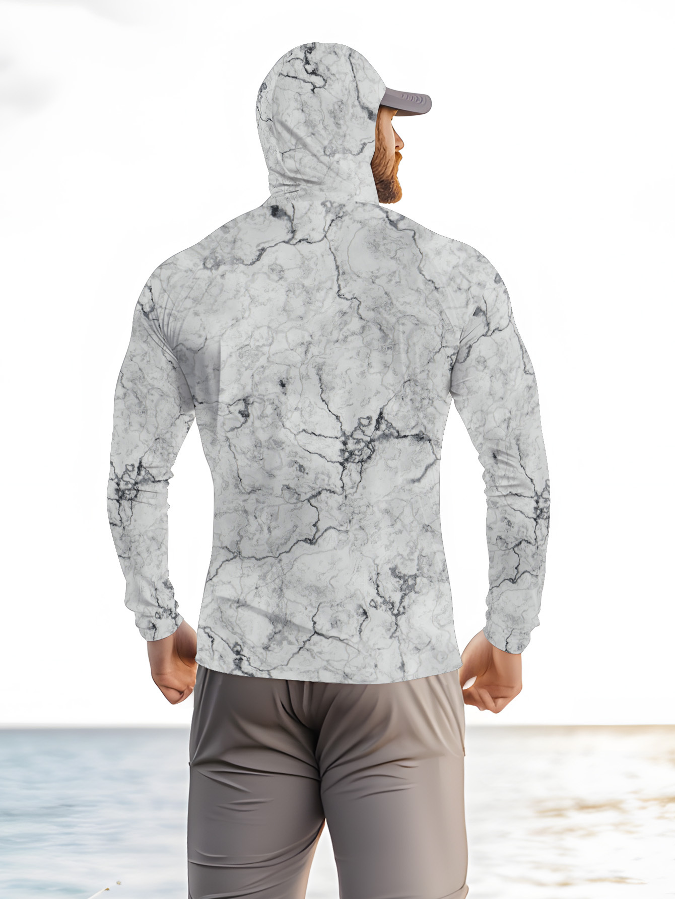 Herren Angelhemd mit Kapuze, L – Summer Clothing Mens Bewertung und Preis