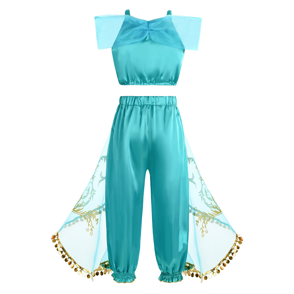 Mädchen-Jasmin-Fantasiekostüm, – Summer Clothing For Kids Girls Bewertung und Preis