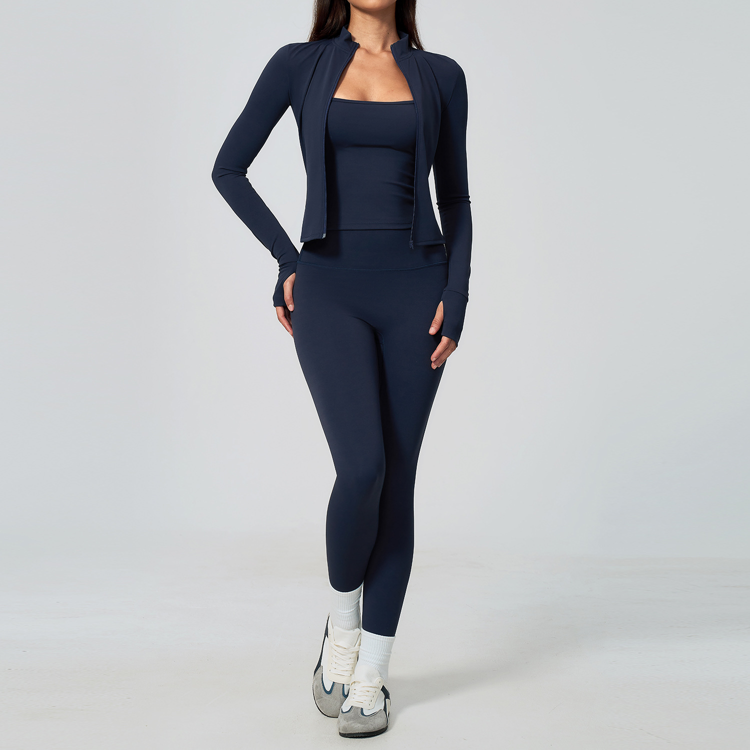 Damen Yoga-Set 3-teilig Workou – Summer Clothing Logo Bewertung und Preis