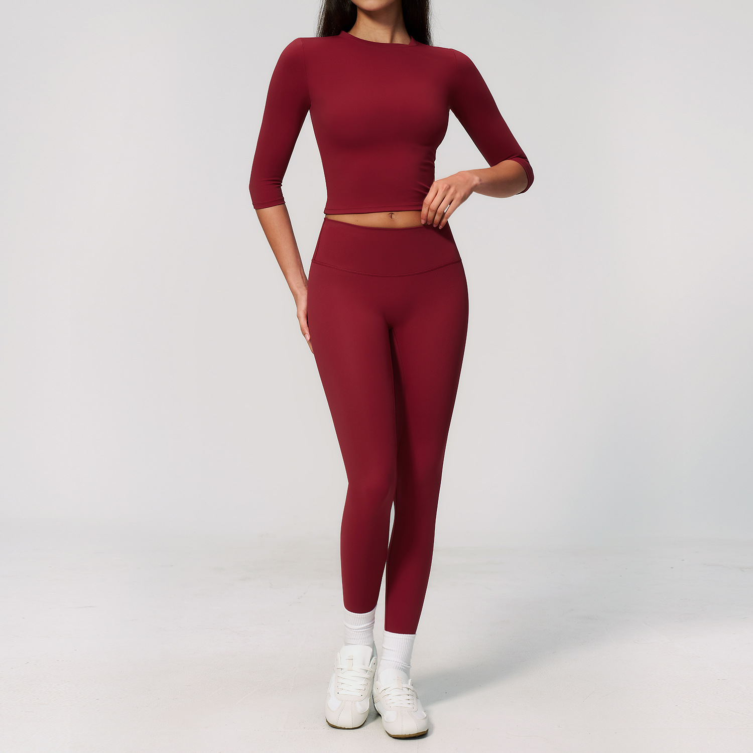Yoga-Anzug 2-teiliges Sportset – Summer Clothing Logo Bewertung und Preis