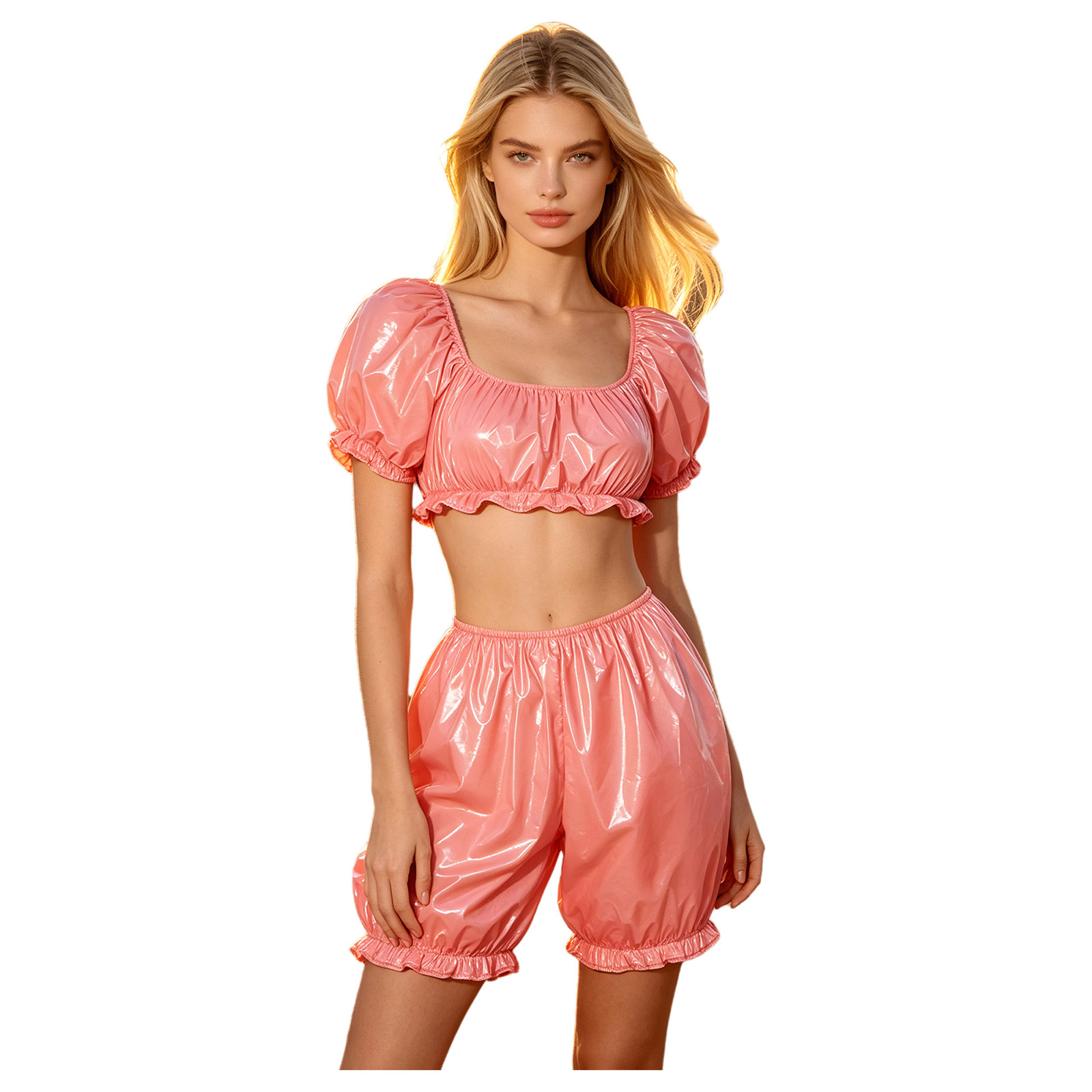 2-teiliges Damen-Pflege-Homewe – Summer Clothing Tops Bewertung und Preis